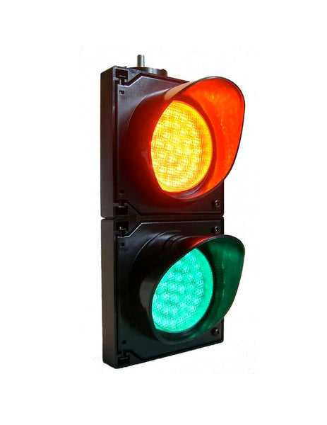 LED Traffic Light (100mm - 2 aspect 100-240V AC)