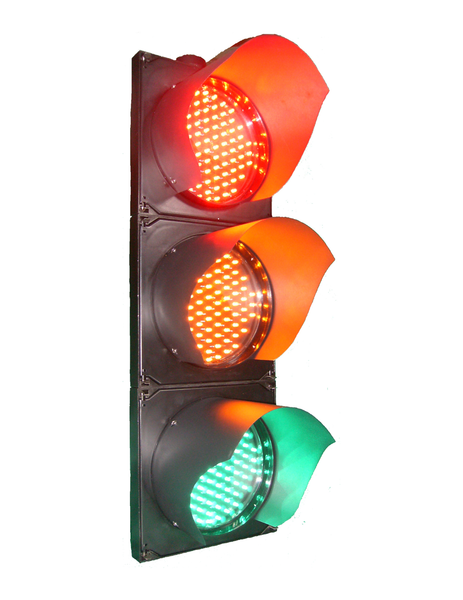 LED Traffic Light (200mm - 3 aspect 12-24VDC)