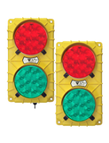 Stop/Go LED Signal Light Set - 12-24V DC (Master & Slave Unit)