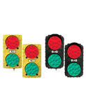 Stop/Go LED Signal Light Set - 12-24V DC (Master & Slave Unit)